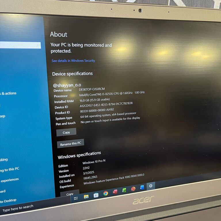 Acer Chromebook CB715 | 64GB Storage | 16GB RAM | 15.6″ Full-HD 1080p Screen Display | Intel Core i5-8130U 2.20GHz | Windows 10 | Chromebook