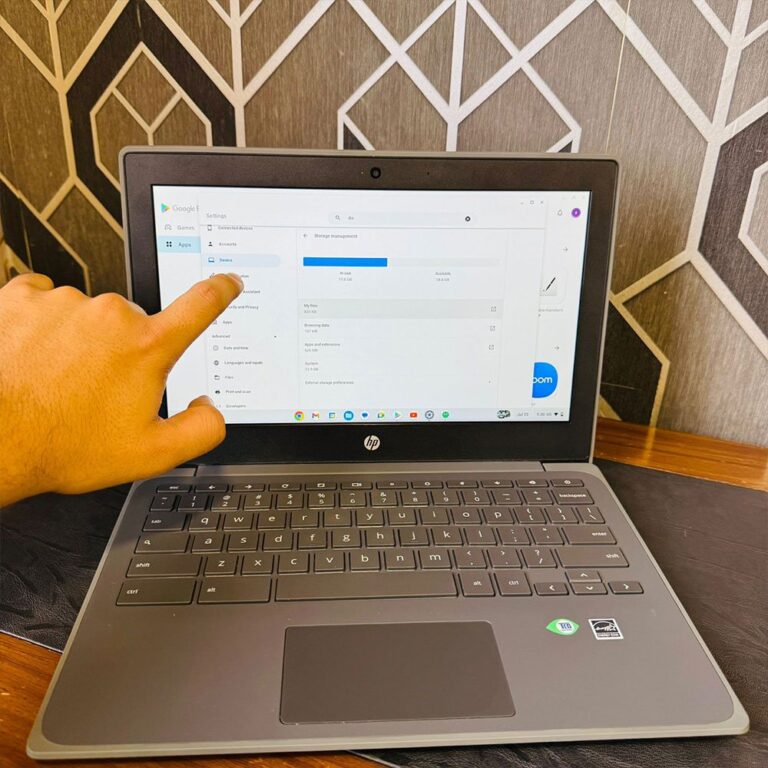 HP Chromebook 11A G8 EE | Radeon R4 Graphics | 4GB Ram | 32GB Storage | 11.6 inch Touchscreen Display | AMD A4-9120C APU | 2029 Updatable | Playstore Supported | Chromebook