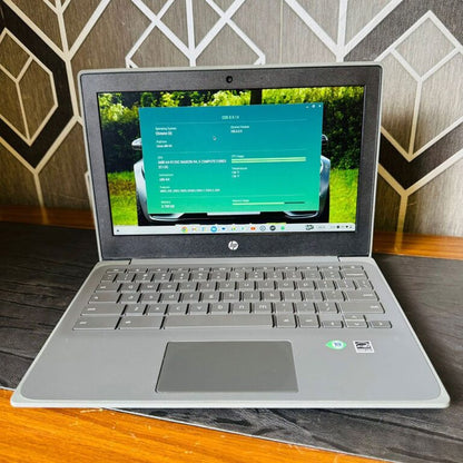 HP Chromebook 11A G8 EE | Radeon R4 Graphics | 4GB Ram | 32GB Storage | 11.6 inch Touchscreen Display | AMD A4-9120C APU | 2029 Updatable | Playstore Supported | Chromebook