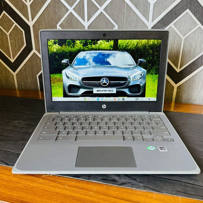 HP Chromebook 11A G8 EE | Radeon R4 Graphics | 4GB Ram | 32GB Storage | 11.6 inch Touchscreen Display | AMD A4-9120C APU | 2029 Updatable | Playstore Supported | Chromebook