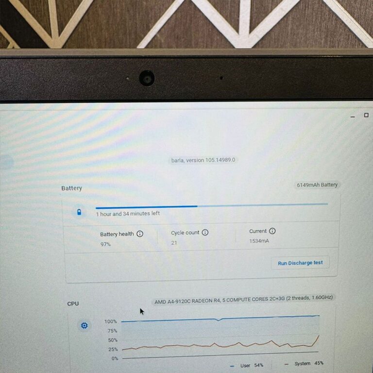HP Chromebook 11A G8 EE | Radeon R4 Graphics | 4GB Ram | 32GB Storage | 11.6 inch Touchscreen Display | AMD A4-9120C APU | 2029 Updatable | Playstore Supported | Chromebook
