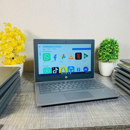 Hp Chromebook 11 G8 EE | ‎Intel HD Graphics 400 | 4GB Ram | 32GB Storage | 11.6 inch Display | Intel Celeron N4020 | 2029 Updatable | Playstore Supported | Chromebook