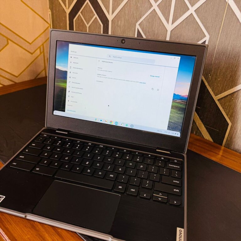 Lenovo | Chromebook 100E 2nd Gen AST | 4GB RAM | 32GB Storage | AMD A4-9120C 1.60Ghz Processor | 11.6″ Display | Webcam | Playstore Supported | 2029 Updatable | Chromebook