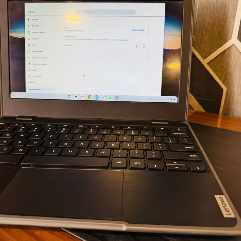 Lenovo | Chromebook 100E 2nd Gen AST | 4GB RAM | 32GB Storage | AMD A4-9120C 1.60Ghz Processor | 11.6″ Display | Webcam | Playstore Supported | 2029 Updatable | Chromebook